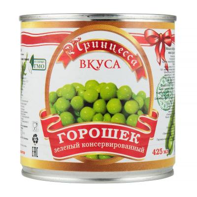 ГОРОШЕК ЗЕЛЕНЫЙ "ПРИНЦЕССА ВКУСА" 425мл