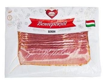 БЕКОН "ВЕНГЕРСКИЙ" нарезка 0,3кг