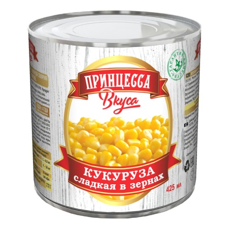 КУКУРУЗА "ПРИНЦЕССА ВКУСА" 425мл